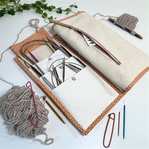 Knitting Needle Case PDF Sewing Pattern Organizer Etsy Italia