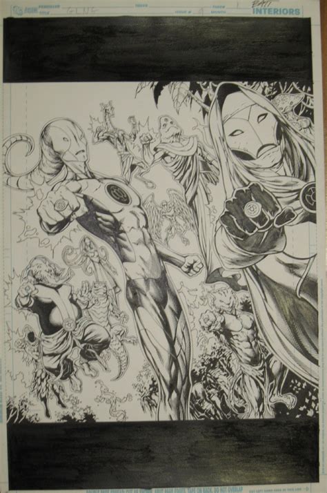 Green Lantern And The New Guardians 9 Pg 1 Featuring The Blue Lantern