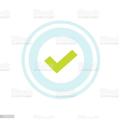 Check Mark Approval Stamp Icon Vector Isolated Concept Of Verified