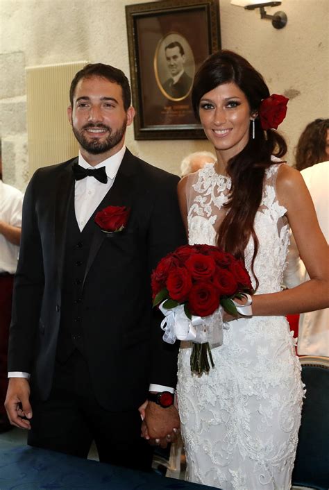 Photo Mariage civil de Sophie Vouzelaud première dauphine de Miss