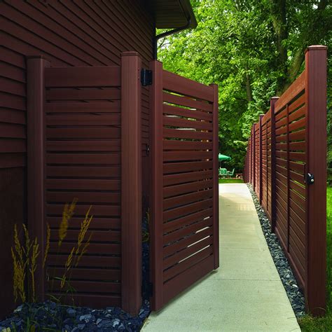 Privacy Vinyl Fence Driveway Gate