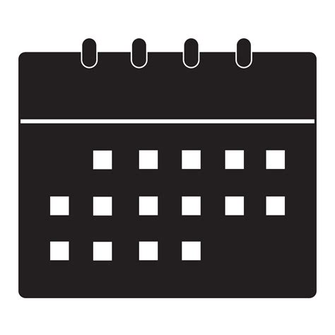 calendar icon logo vector design template 36884279 Vector Art at Vecteezy