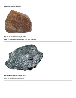 Rock Samples Fall General Historical Geology Lab Geol Aa