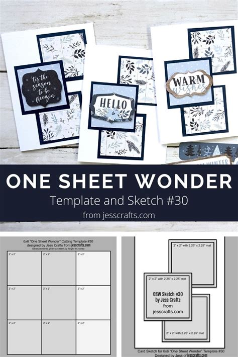 66 One Sheet Wonder Template 30 Featuring Echo Park Jess Crafts