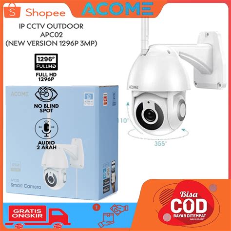 Jual Acome Smart Cctv Ip Camera Full Hd P Kamera Luar Ruangan Apc