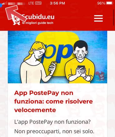 Cosè il puntino blu in alto a sinistra su iPhone Scubidu eu