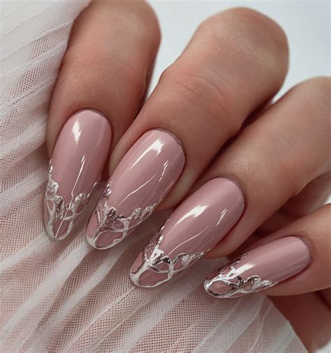 Spring Nude Nails Ideas 2025 Chic Polish Designs French Tips Rose Gold Glitter Stiletto