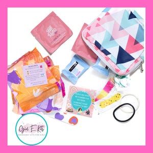 First Period Kit For Girls 8 To 14 Girl Emergency Kit Period Kits Girl