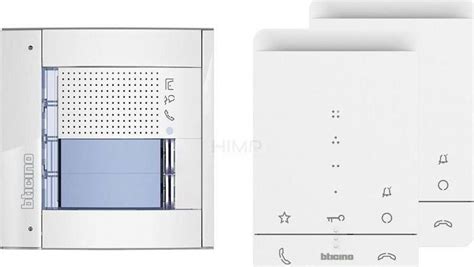 Domofon Bticino Zestaw Domofonowy Dwurodz Podtynkowy Panel Sfera