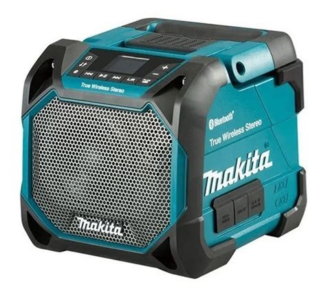 Caixa De Som Sem Fio Bluetooth Makita Dmr203 S Bat S Carr