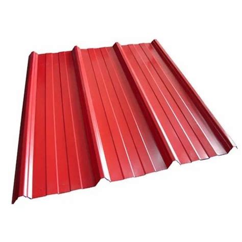 Color Coated Hot Rolled Red Pvc Roofing Sheet Thickness Of Sheet