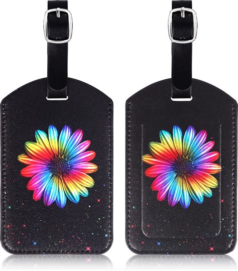 ZOUIQSS Luggage Tags Pack Of Two Baggage Tags Suitcase ID Labels