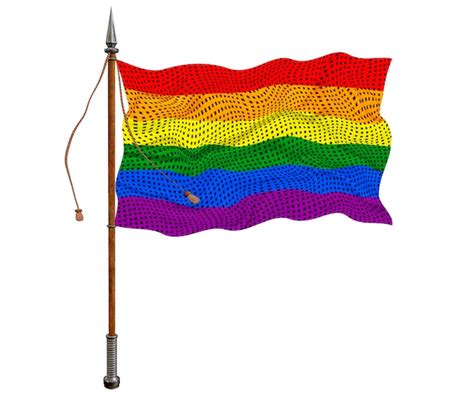 Fundo Da Bandeira Nacional Do Orgulho Gay A Bandeira Do Orgulho Gay Foto Premium