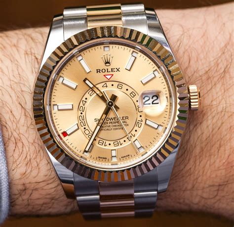 Rolex Sky-Dweller Watches In Two-Tone Steel & Gold Hands-On | aBlogtoWatch