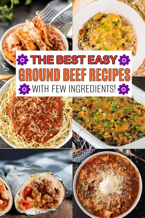 Easy Ground Beef Recipes With Few Ingredients Eating On A Dime