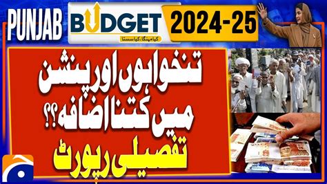 Punjab Budget How Much Increase In Salaries And Pension