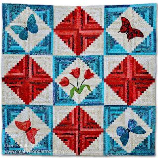 Creative Longarm Quilting By Karen Marchetti Kathy S Log Cabin Quilt