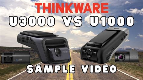 Thinkware U Vs Thinkware U Dash Cam Video Footage Youtube