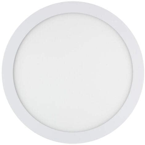 Placa Led W Circular Superslim Corte Mm Blanco Neutro K