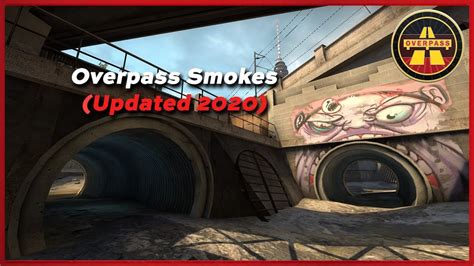 13 Overpass CS GO SMOKES In 3 MINUTES 2020 UPDATED 128tick YouTube