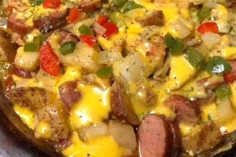 Cheesy Potato Smoked Sausage Casserole Recipesdeal Recipes