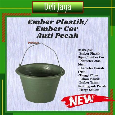 Jual Ember Cor Ember Semen Ember Bangunan Hijau Tiga Roda Anti Pecah