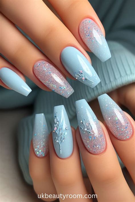 S Most Stunning Blue Nail Designs Unveiled In Blue Ombre