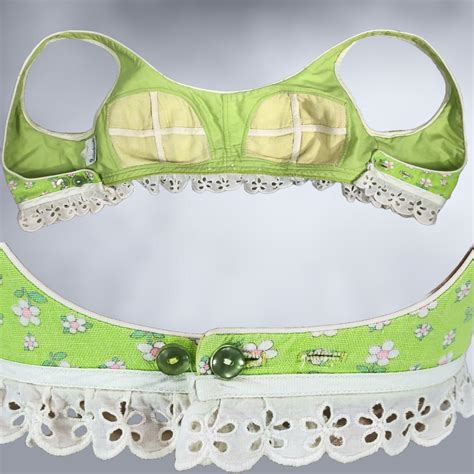 Vintage S Bikini Bra Top Made By Glenbrooke Depop