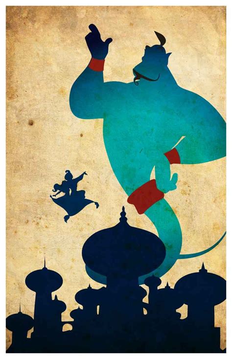 Disney Movie Poster Aladdin - Etsy