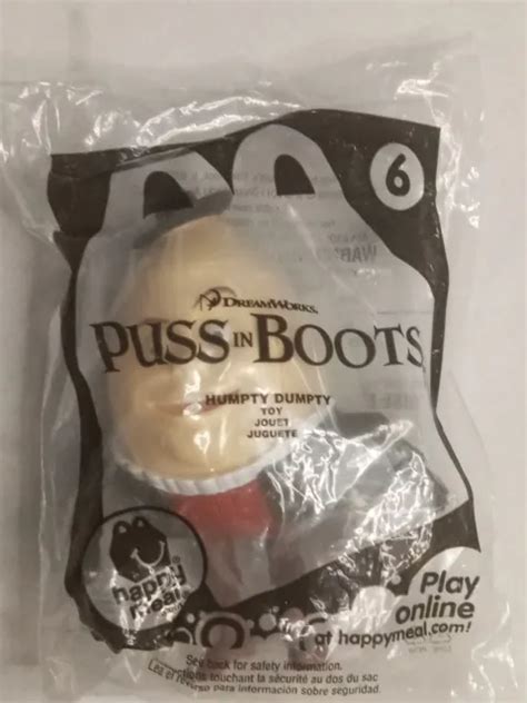 Mcdonalds Happy Meal Toys Puss In Boots Humpty Dumpty 6 Figurine Eur