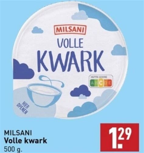 Milsani Volle Kwark G Aanbieding Bij Aldi