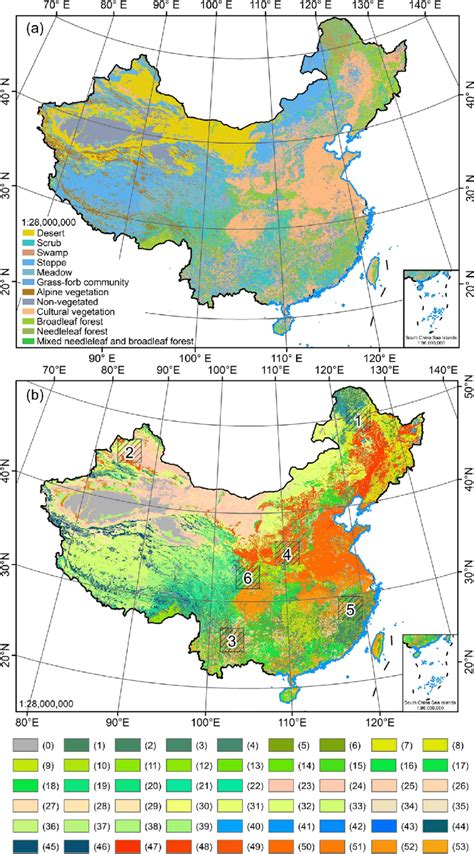 The Updated Vegetation Map Of China Presented At The