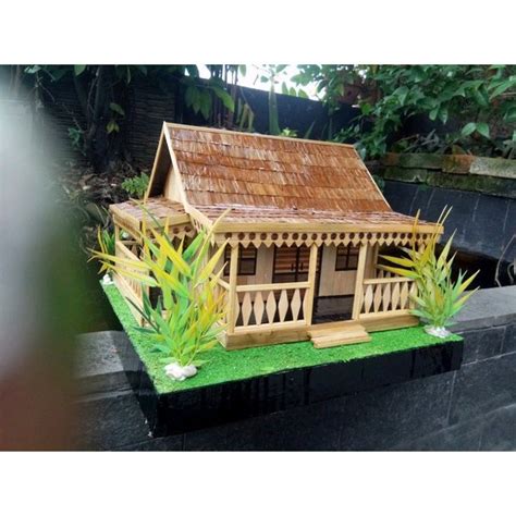 Detail Gambar Rumah Adat Dari Stik Koleksi Nomer