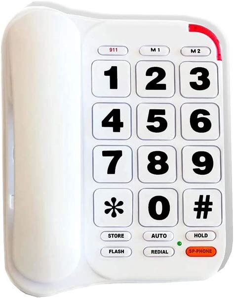 Phones For Seniors With Dementia P 46 Amplified Corded Phone With Speakerphone For Elderly Home