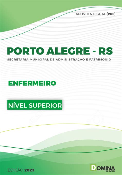 Apostila Concurso Pref Porto Alegre RS 2023 Enfermeiro