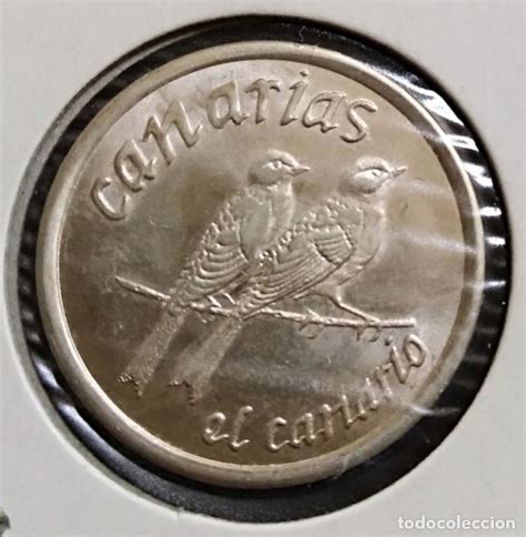 Moneda El Canario Canarias Plata Escasa Comprar Monedas De Juan