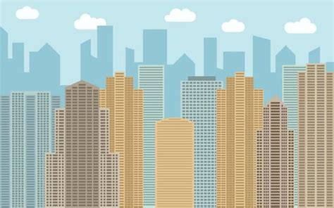 City Background Vector Art, Icons, and Graphics for Free Download