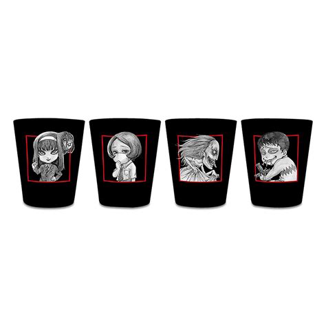 Junji Ito Character Shots Glass Set Elbenwald