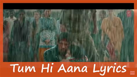 Tum Hi Aana Lyrics In English Marjaavaan Jubin Nautiyal