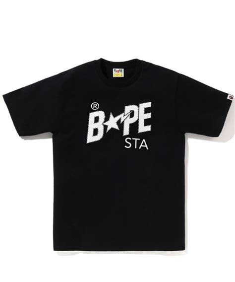 T T Crystal Stone Bape Sta Logo Tee M Zozotown Yahoo