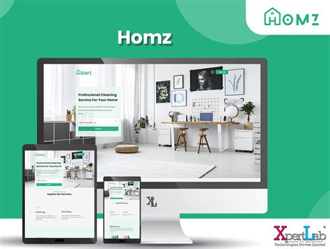 Homz - Website || XpertLab - Website Designing Junagadh