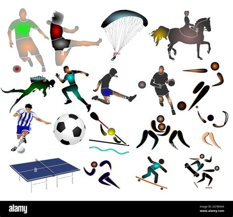 Sports Pictograms High Resolution Stock Photography And Images Alamy