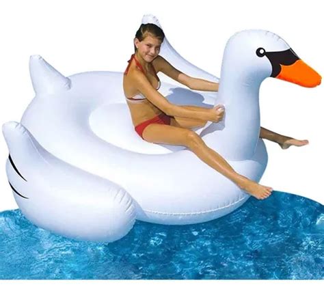 Cisne Salvavidas Inflable Gigante Para Alberca W1027