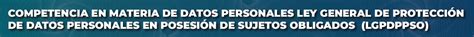 Normatividad En Materia De Protección De Datos Personales Secretaría