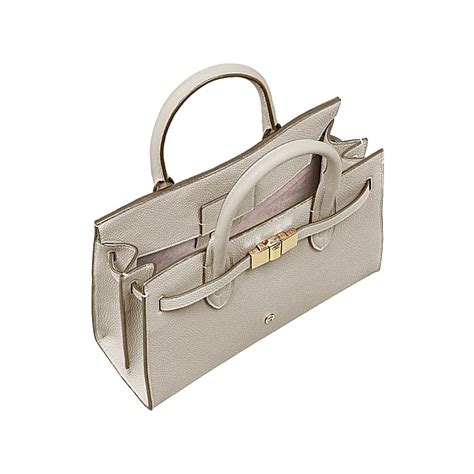 Farah Handtasche M Pearl White Taschen Damen Aigner