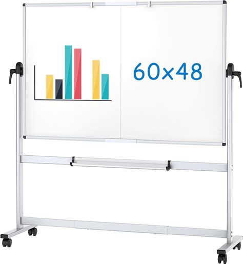 Amazon Maxtek X Double Sided Rolling Whiteboard Mobile