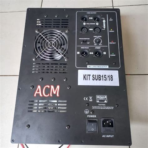 Jual POWER KIT MESIN SPEAKER SUBWOOFER UNTUK 15 DAN 18 INCH 1200 WATT