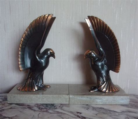 Art Deco Eagle Bird Bookends Catawiki