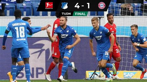 Bayern M Nich Cae Ante Hoffenheim Y Pierde Por Primera Vez En