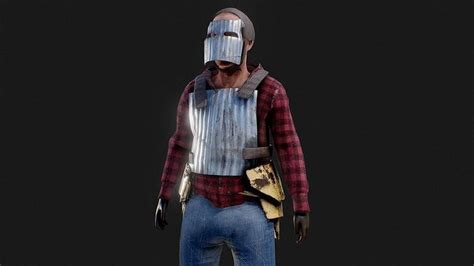 Rigged Realistic Rust Game Character Model 3D model animated rigged ...